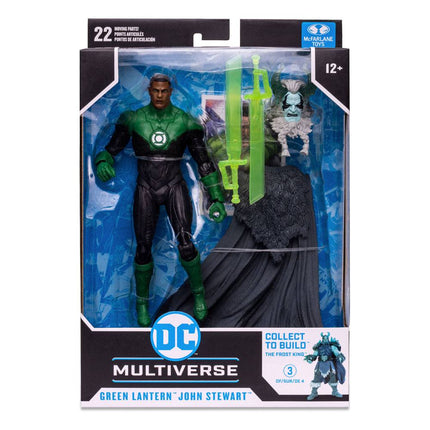 Green Lantern John Stewart DC Multiverse Zbuduj figurkę 18 cm - The Frost King